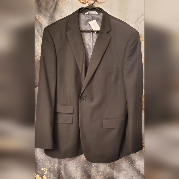 Perry Ellis Charcoal Men's Suit Jacket - Picture 2 of 15